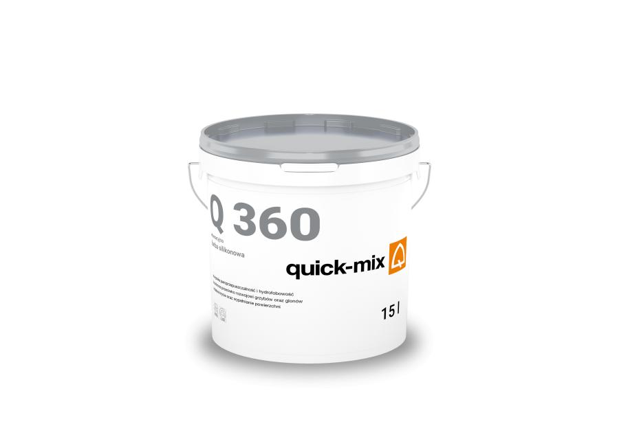 Zdjęcie: Farba elewacyjna silikonowa Q 360 - 15 L QUICK-MIX