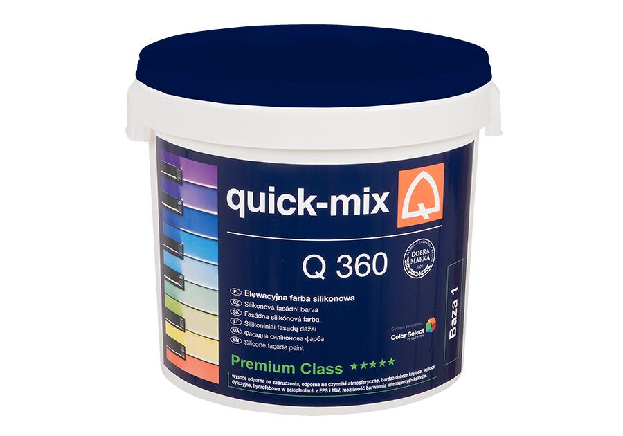 Zdjęcie: Farba elewacyjna silikonowa Q 360 - 15 L QUICK-MIX