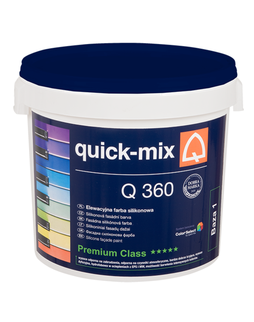 Zdjęcie: Farba elewacyjna silikonowa Q 360 - 15 L QUICK-MIX