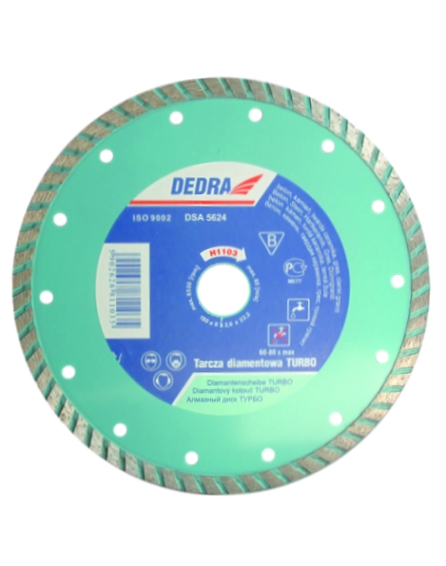 Zdjęcie: Tarcza Turbo 115x22,2 mm DEDRA