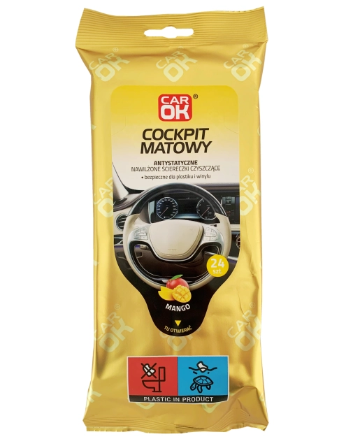 Zdjęcie: Ściereczki samochodowe Cocpit matowy 25 szt. CAR OK