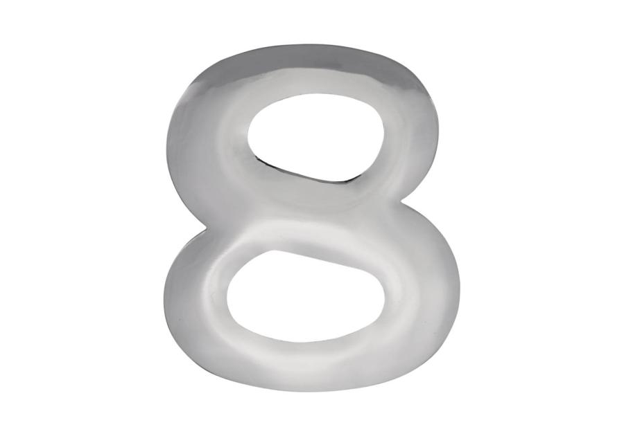 Zdjęcie: Cyfra 8 aluminiowa, chrom 37 mm METRO
