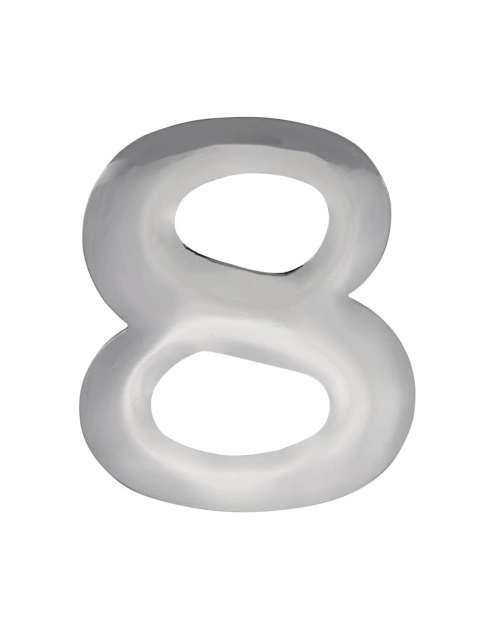 Zdjęcie: Cyfra 8 aluminiowa, chrom 37 mm METRO