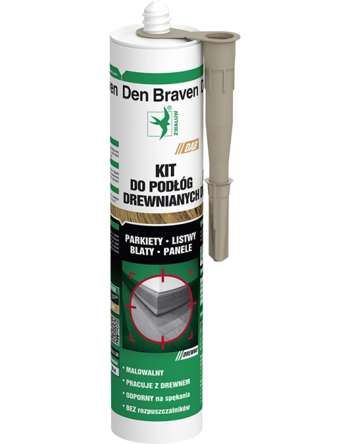 Zdjęcie: Kit do podłóg drewnianych Parquet-Seal dąb 280 ml DEN BRAVEN