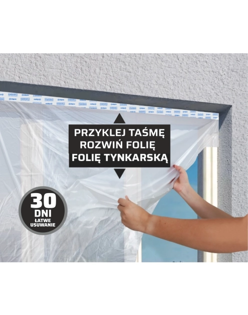 Zdjęcie: Taśma tynkarska Tynkarski Pro - Masker 30 dni 210 cm BLUE DOLPHIN