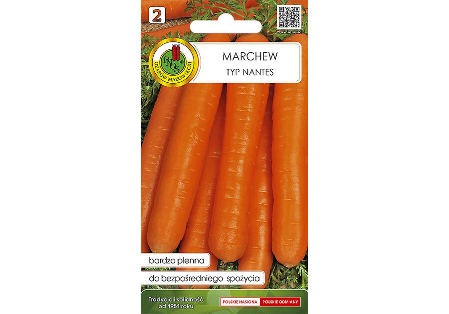 Marchew jadalna Nantes 3, 2 g PNOS