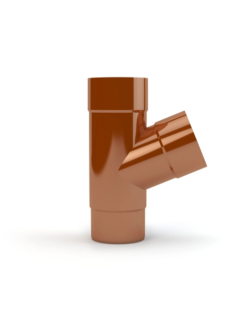 Zdjęcie: Trójnik rury spustowej 90/90 mm miedziany Magnat GAMRAT