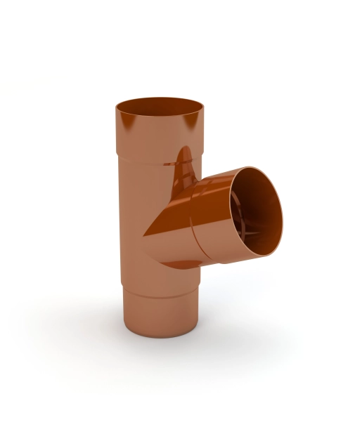 Zdjęcie: Trójnik rury spustowej 90/90 mm miedziany Magnat GAMRAT