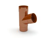 Zdjęcie: Trójnik rury spustowej 90/90 mm miedziany Magnat GAMRAT