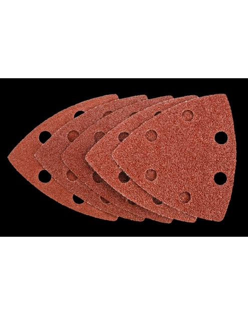 Zdjęcie: Papiery szlifierskie z rzepem, 83 x 83 x 83 mm (K60x2, K80x2, K100x1) 5 sztuk GRAPHITE