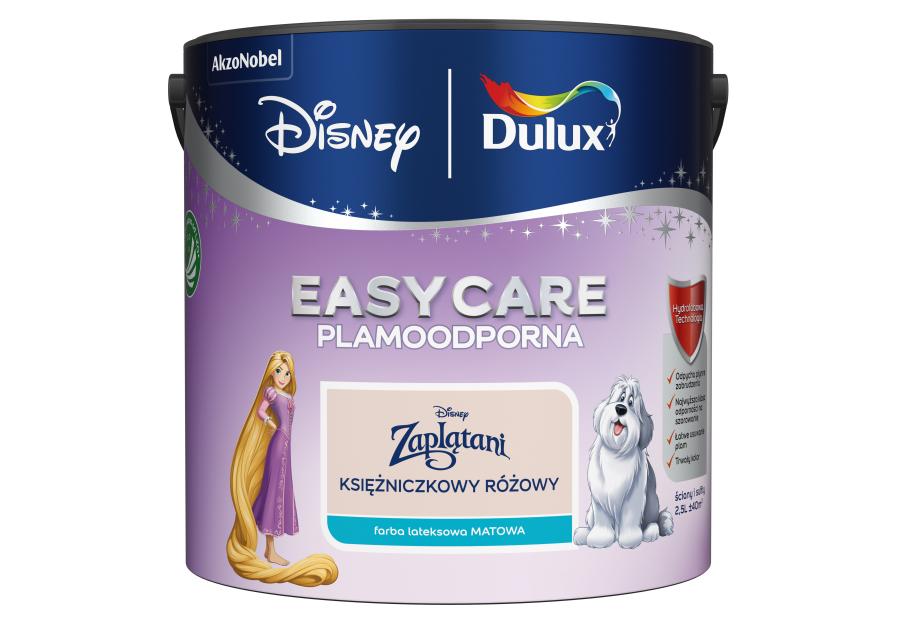 Zdjęcie: Farba lateksowa 2,5 L księżniczkowy różowy matowa EASYCARE DISNEY