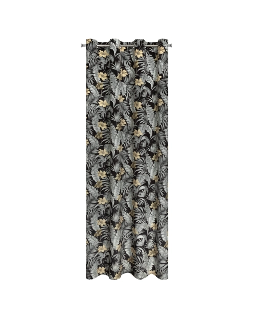 Zdjęcie: Zasłona gotowa Loren 140 x 250 cm czarny EUROFIRANY