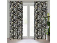 Zdjęcie: Zasłona gotowa Loren 140 x 250 cm czarny EUROFIRANY