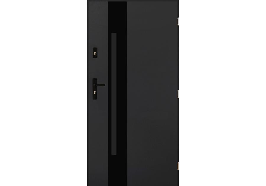 Zdjęcie: Drzwi zewnętrzne pasadena antracyt 80p komplet ENTRYLINE