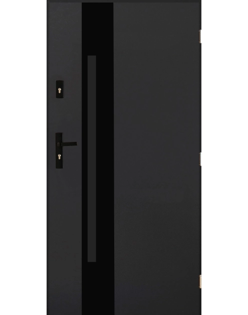 Zdjęcie: Drzwi zewnętrzne pasadena antracyt 80p komplet ENTRYLINE
