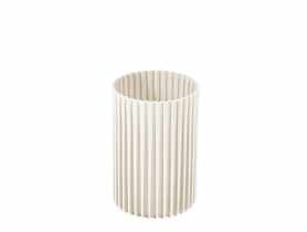 Wazon Nemo 150 recycled, kremowy LAMELA