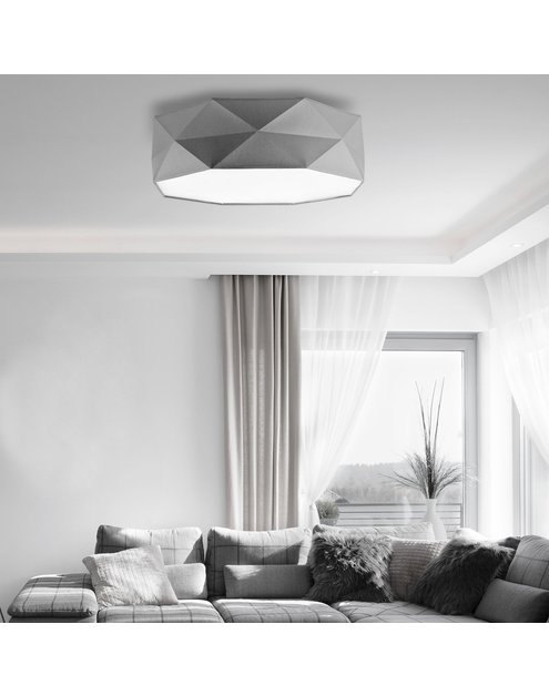 Zdjęcie: Lampa wisząca Kantoor 4 Pł 1566 gray TK LIGHTING