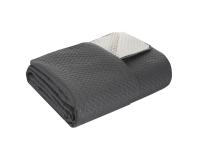 Zdjęcie: Narzuta Boni 170x210 cm stalowo-kremowa EUROFIRANY