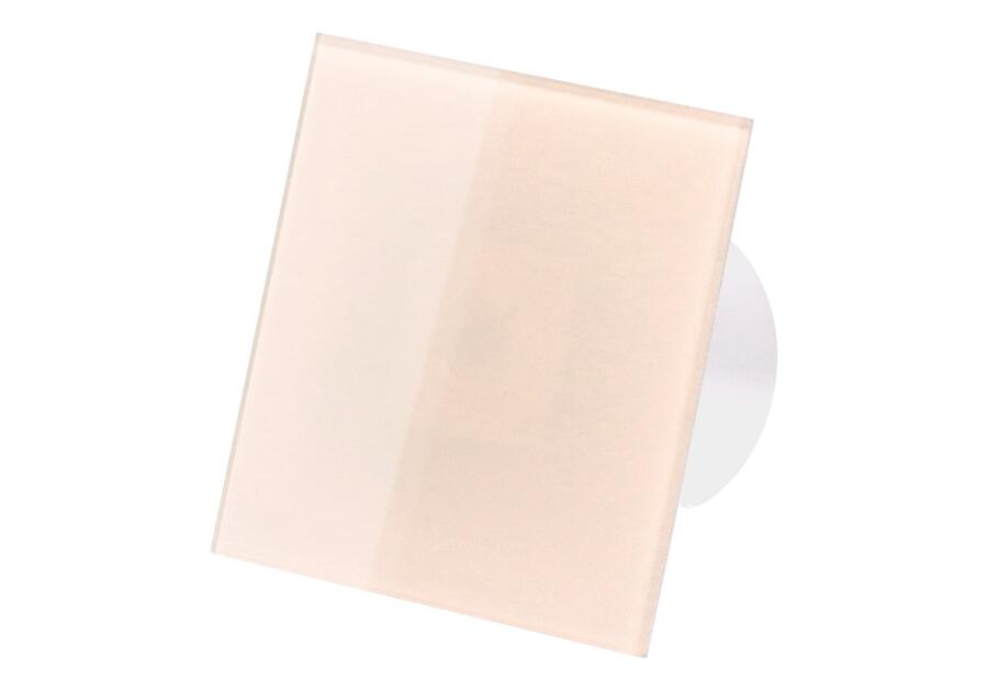 Zdjęcie: Wentylator Domowy Veroni Glass 100 WCH z wyłącznikiem czasowym i higrostatem beżowy DOSPEL