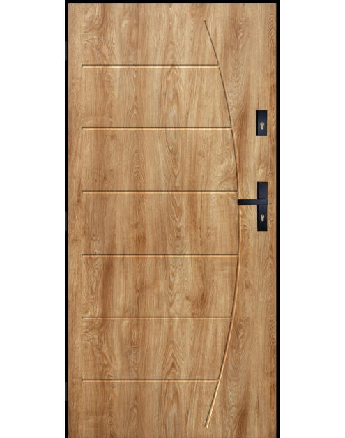 Zdjęcie: Drzwi zewnętrzne korab dąb turner 90l komplet PANTOR