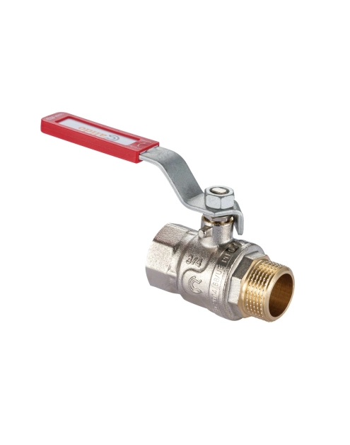 Zdjęcie: Zawór kulowy z rączką z okienkiem w/z 11/4" CALIDO