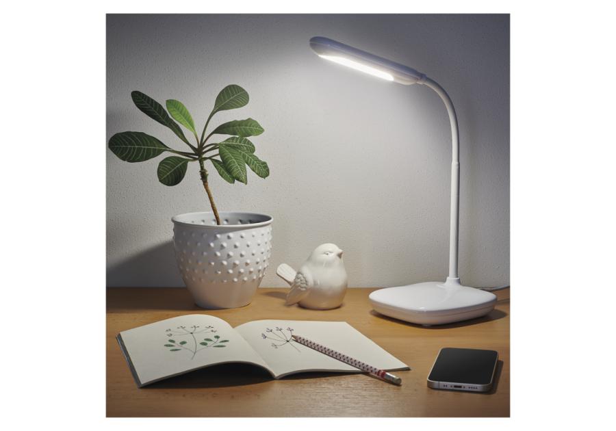 Zdjęcie: Lampa biurkowa LED Lily biała EMOS