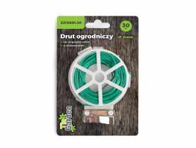 Tasiemka ogrodnicza z obcinaczem 2 mm - 30 m TIN TOURS