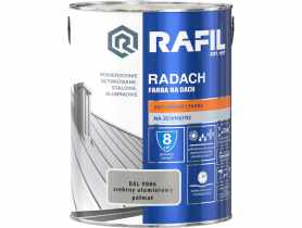 Farba na dach Radach srebrny aluminiowy RAL9006 5L RAFIL