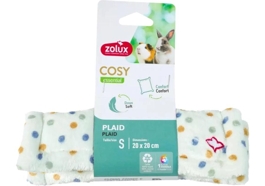 Zdjęcie: Mini pled dla królika i kawii domowej 20x20 cm ZOLUX