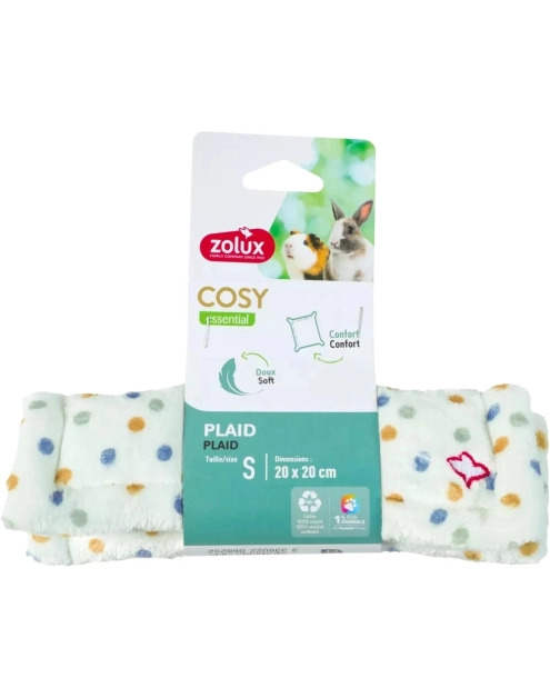 Zdjęcie: Mini pled dla królika i kawii domowej 20x20 cm ZOLUX