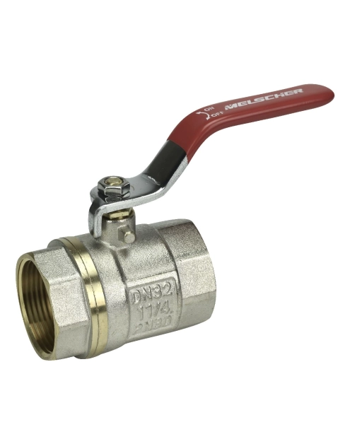 Zdjęcie: Zawór kulowy wodny 1 1/2" w-w z rączką TYCNER