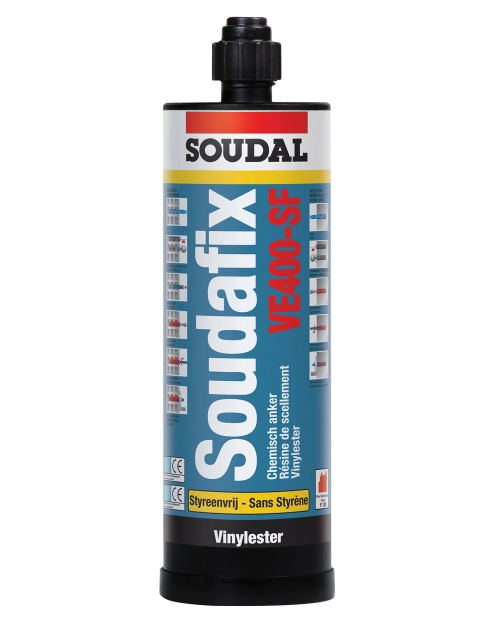 Zdjęcie: Kotwa chemiczna Soudafix VE400-SF 380 ml ciemnoszary SOUDAL