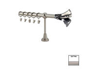 Zdjęcie: Karnisz pojedynczy Valentina fi 19 mm - 480 cm angelo ali satyna/chrom KARWEL