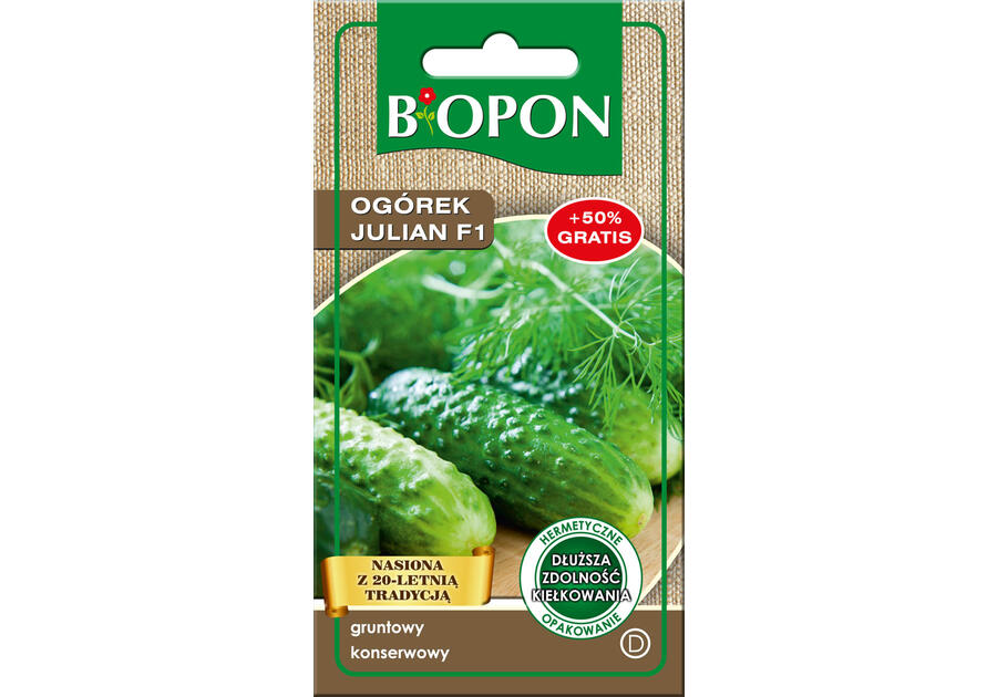 Zdjęcie: Ogórek Julian F1 2 g BIOPON