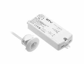 Włącznik bezdotykowy PIR 230 V - 2 m biały GTV