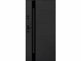 Drzwi zewnętrzne andromeda antracyt 90p komplet PANTOR