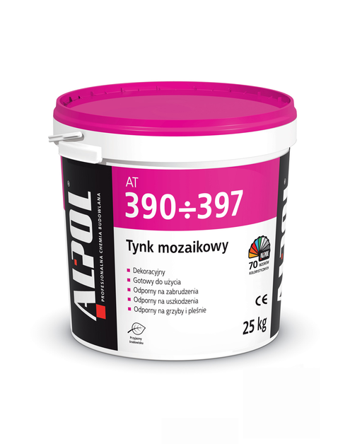 Zdjęcie: Tynk mozaikowy naturalny do 1.2 mm, kolor K020, 25 kg AT391 ALPOL