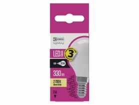 Żarówka LED Classic Mini Globe, E14, 4,1 W (32 W), 350 lm, ciepła biel EMOS