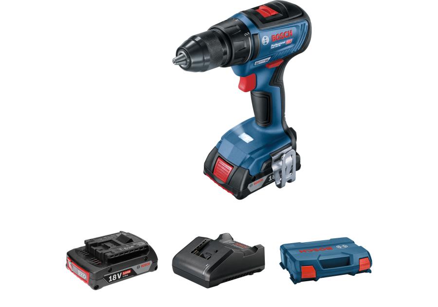 Zdjęcie: Wkrętarka GSR 18V-50 + 2 akumulatory 2,0 AhGAL BOSCH