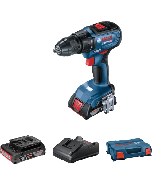 Zdjęcie: Wkrętarka GSR 18V-50 + 2 akumulatory 2,0 AhGAL BOSCH
