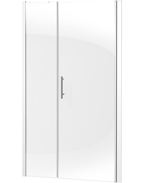 Zdjęcie: Drzwi prysznicowe wnękowe 120 cm - uchylne Moon chrom DEANTE