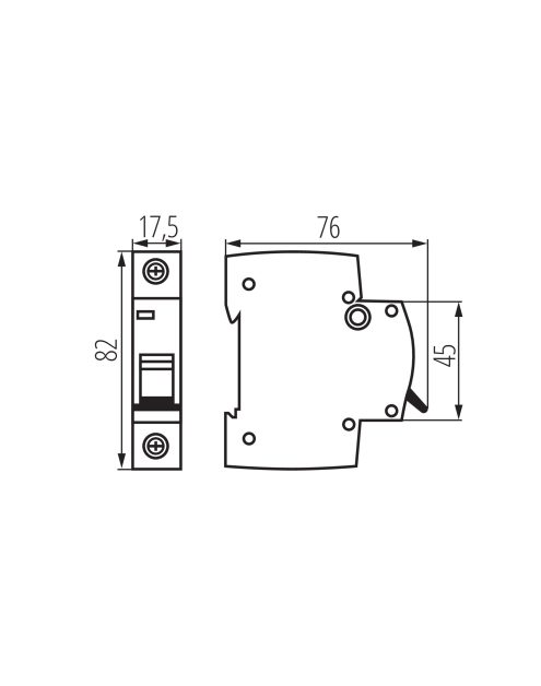 Zdjęcie: Wyłącznik nadmiarowo-prądowy KMB6-B20/1 ITS