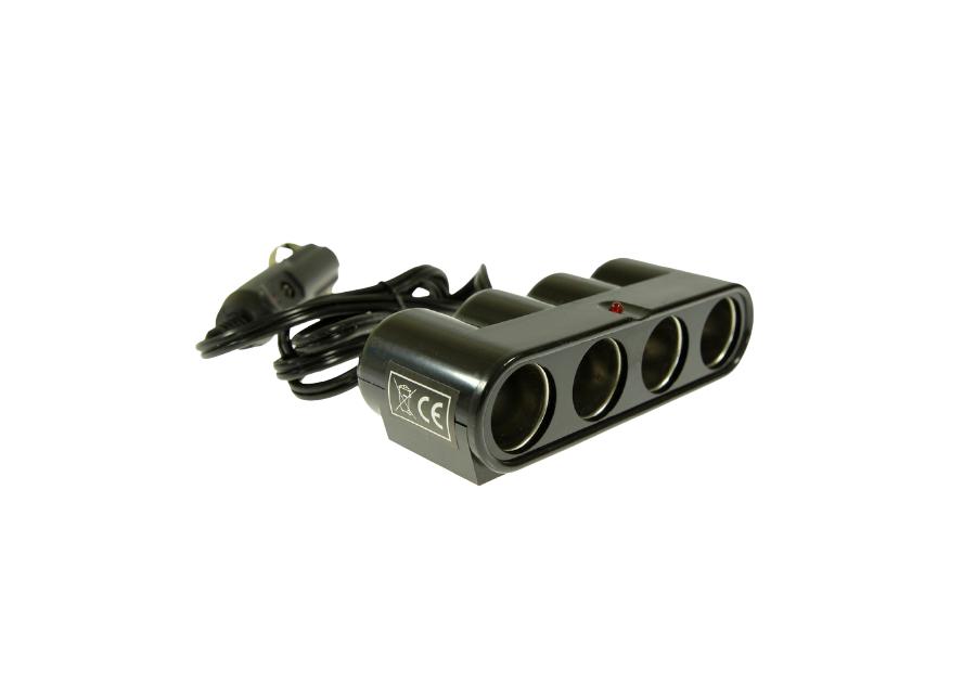 Zdjęcie: Rozgałęziacz do wtyczki zapalniczki poczwórny BOTTARI