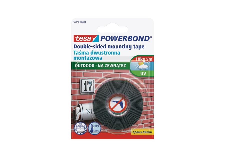 Zdjęcie: Taśma Powerbond Outdoor 1,5m x 19mm TESA