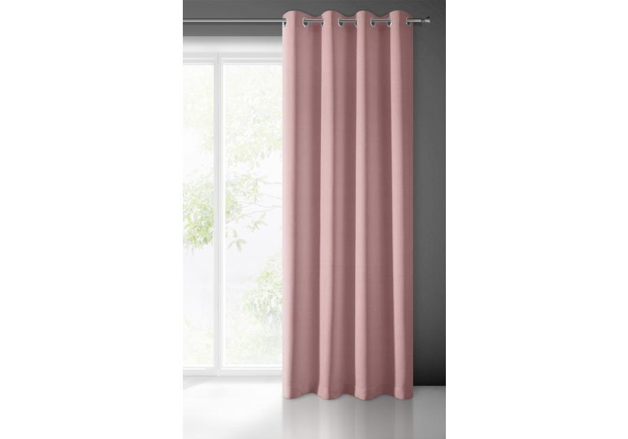 Zdjęcie: Zasłona gotowa Ada 140x250 cm różowy EUROFIRANY