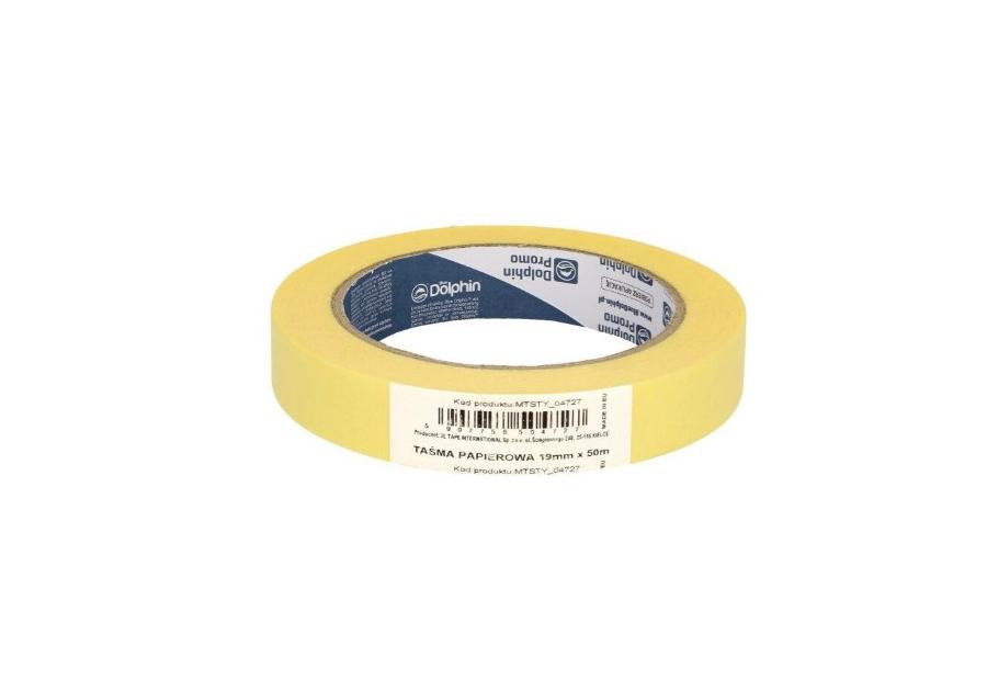 Zdjęcie: Taśma papierowa 19 mm x 50 m BLUE DOLPHIN