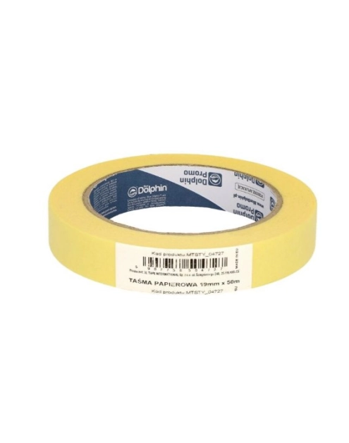Zdjęcie: Taśma papierowa 19 mm x 50 m BLUE DOLPHIN