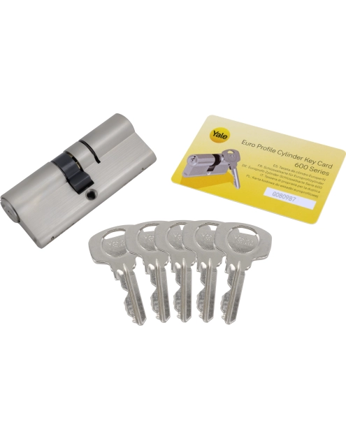 Zdjęcie: Wkładka Y600 30/50 satyna blister YALE
