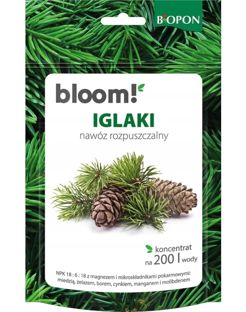 Zdjęcie: Nawóz rozpuszczalny do iglaków 200 g BOPON BLOOM!