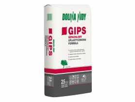Gips szpachlowy uplastyczniona Formuła 25 kg DOLINA NIDY